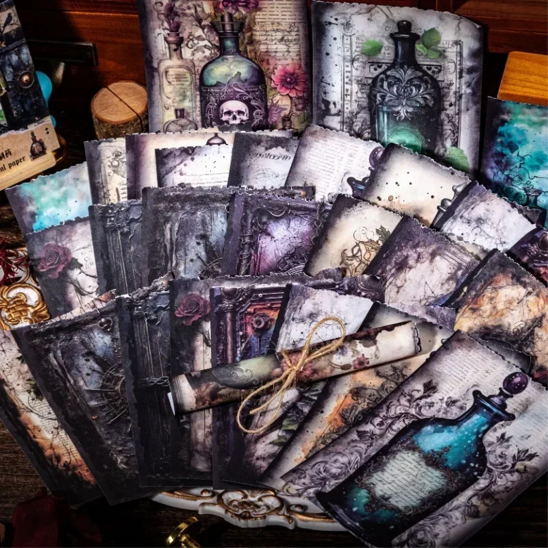 

40 шт., ретро-исторический материал, Бен Готический мир, справочник, декоративная основа для коллажа, канцелярские принадлежности в европейском стиле, вырезанный альбом для вырезания 170*115 мм