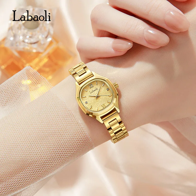 New Women'S Quartz Watch With Stainless Steel StrapHigh-Quality TimepieceHigh-End Luxury Women'S Watch, Perfect Gift For Women.