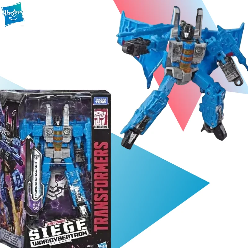 

【IN STOCK】Hasbro Transformers Siege WFC-S39 Thundercracker Voyager Class Action Figure, 7-inch Collectible Decepticon Model Toy