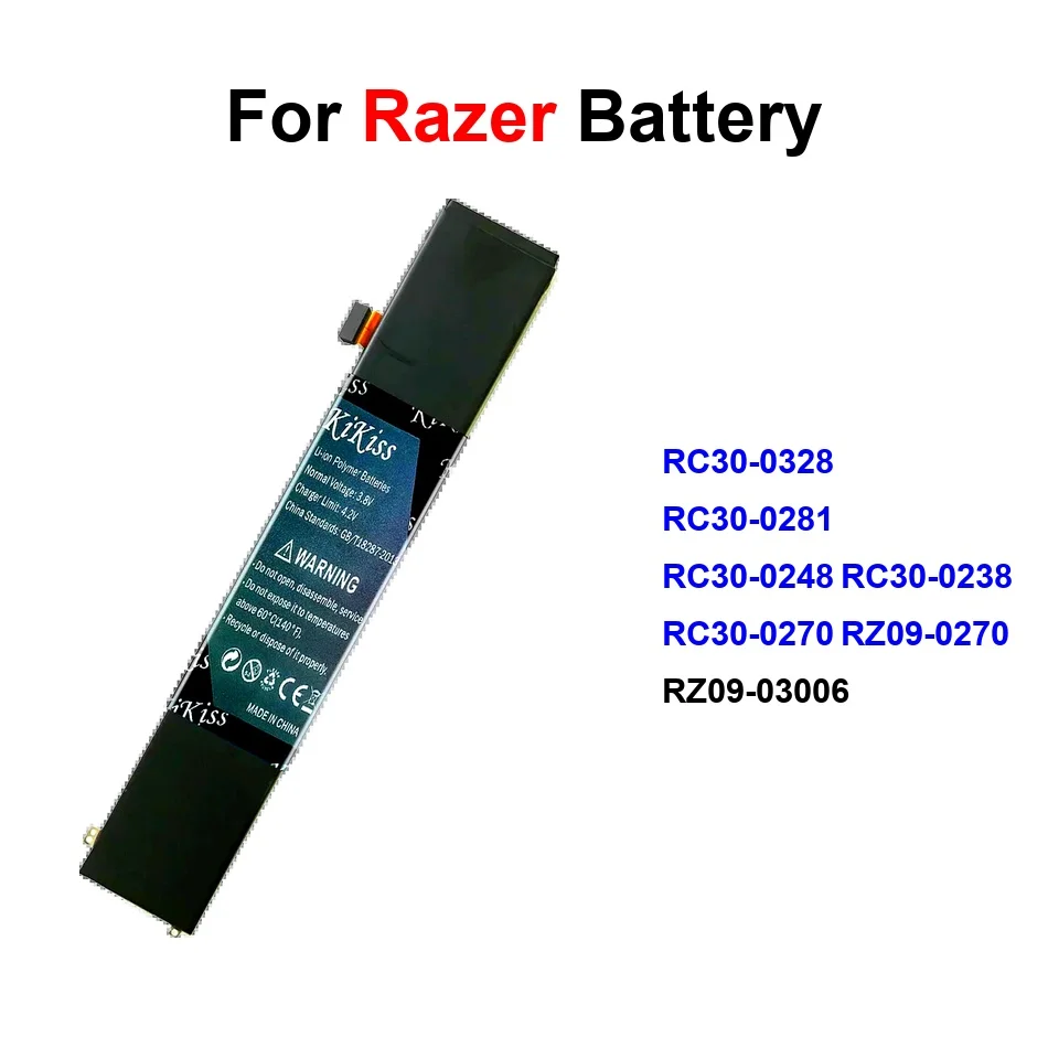

Battery For Razer Blade Stealth 13 15 15.6 2018 2020 Max 2019 RC30-0270 RZ09-0270 RZ09-03006 RC30-0328 RC30-0281 5800-6500Mah