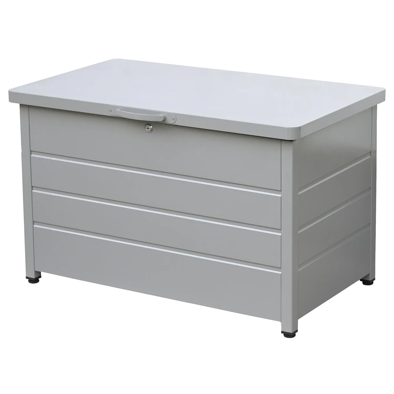 Outdoor storage stool Steel storage box Load-bearing large cabinet Balcony courtyard storage stool