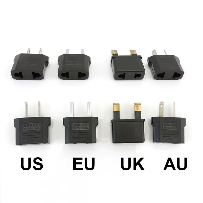 Portable American or European Travel Charger Socket US AU EU Electrical Plug Adapter AC Power Outlet Converter K5