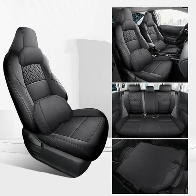 Front and Back car seat covers for Toyota BZ4X 2025-2022 comfortable breathable seat cushion Good quality seat case