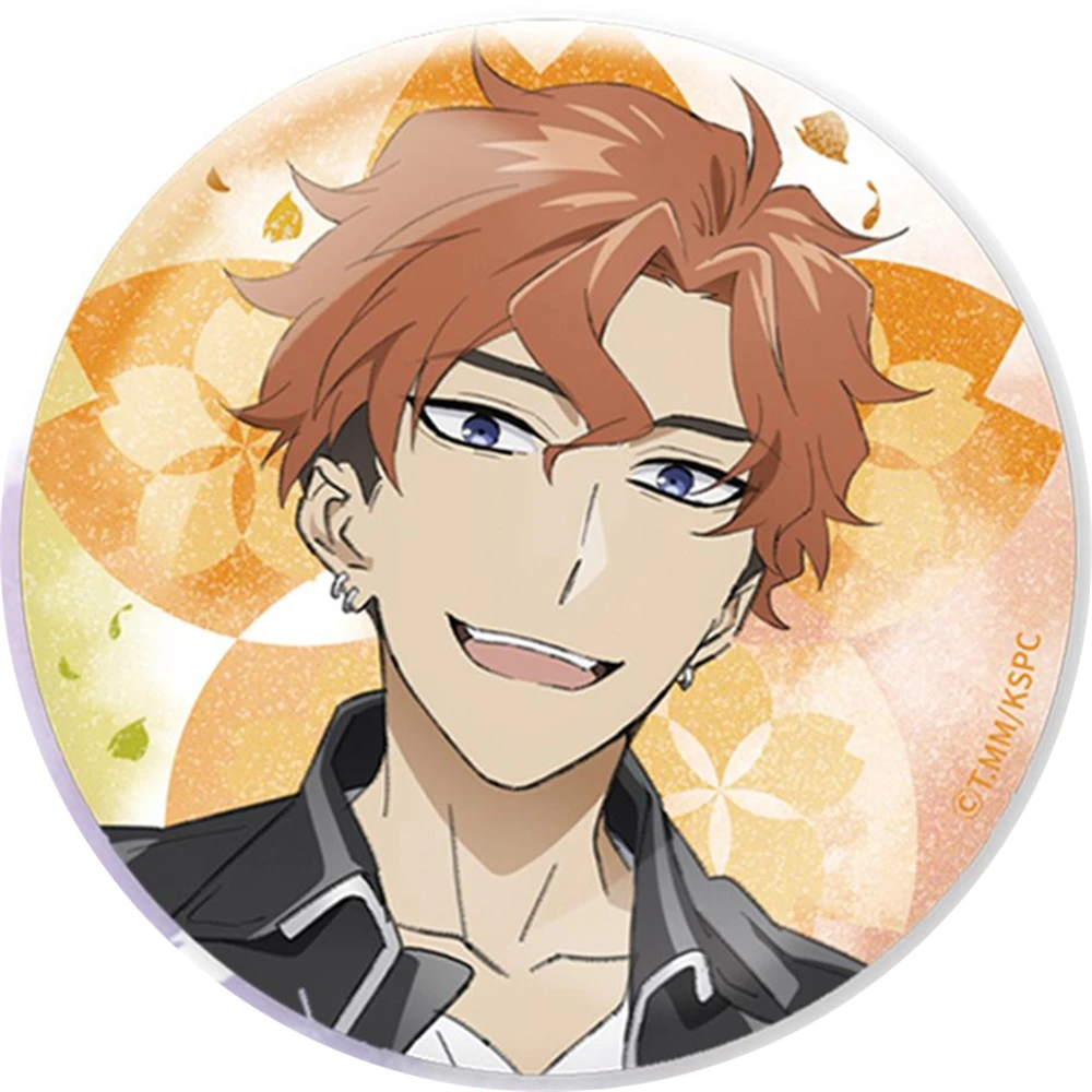 58mm Anime The Yakuza's Guide to Babysitting Cosplay COSTUME Badge Pin SPTE Tinplate Brooch﻿ Prop