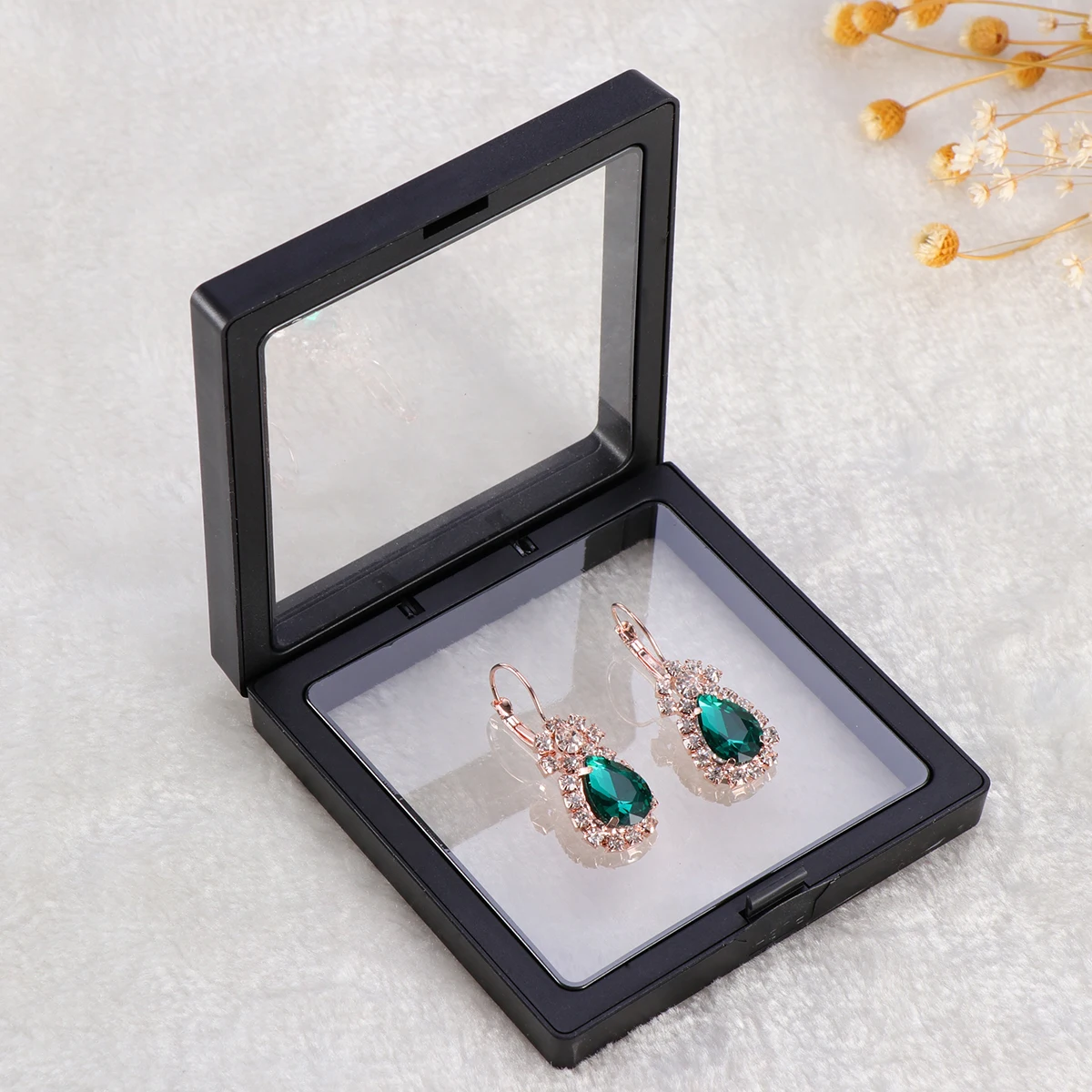 

5 Sets Medallion Display Case Jewelry Floating Frame Memorabilia Coin Stand Holder Frames for