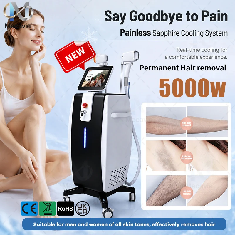 Portable Ice Cool IPL Permanent Hair Removal Device Painless Epilator Skin Rejuvenation For Facial Armpit Bikini Leg Home Person