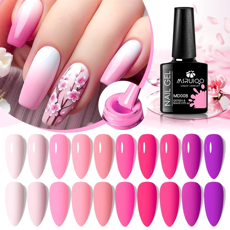 6 pezzi set di smalti gel per unghie fai da te nail art design tutto per la decorazione Soak Off gel UV kit di vernice gel per manicure a lunga durata