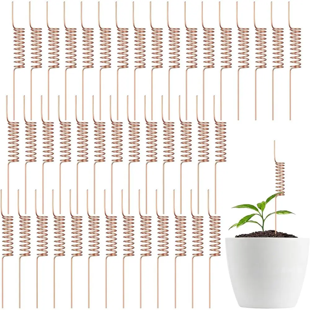6 Inch Copper Plant Stakes for Electroculture, Garden Support, Enhanced Yields