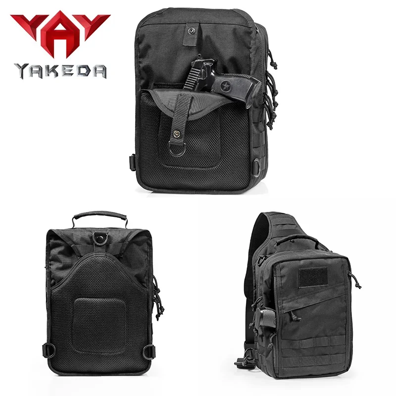 YAKEDA-Sac à bandoulière multifonctionnel Dulsports, design de sac à dos pour odor, nylon imperméable, sac décontracté