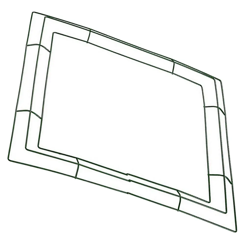 

Square Wreath Frame Iron DIY Craft Metal Wire Floral Ring for Christmas Party Home Garden Decoration Garland Making Tool