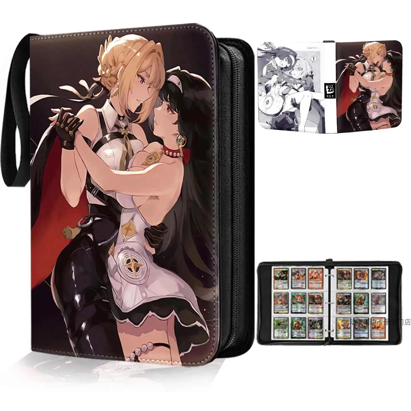 400pcs/900pcs Zenless Zone Zero Card Album Book Folder Anime Collections Zipper Cards Binder Holder Toy Gift