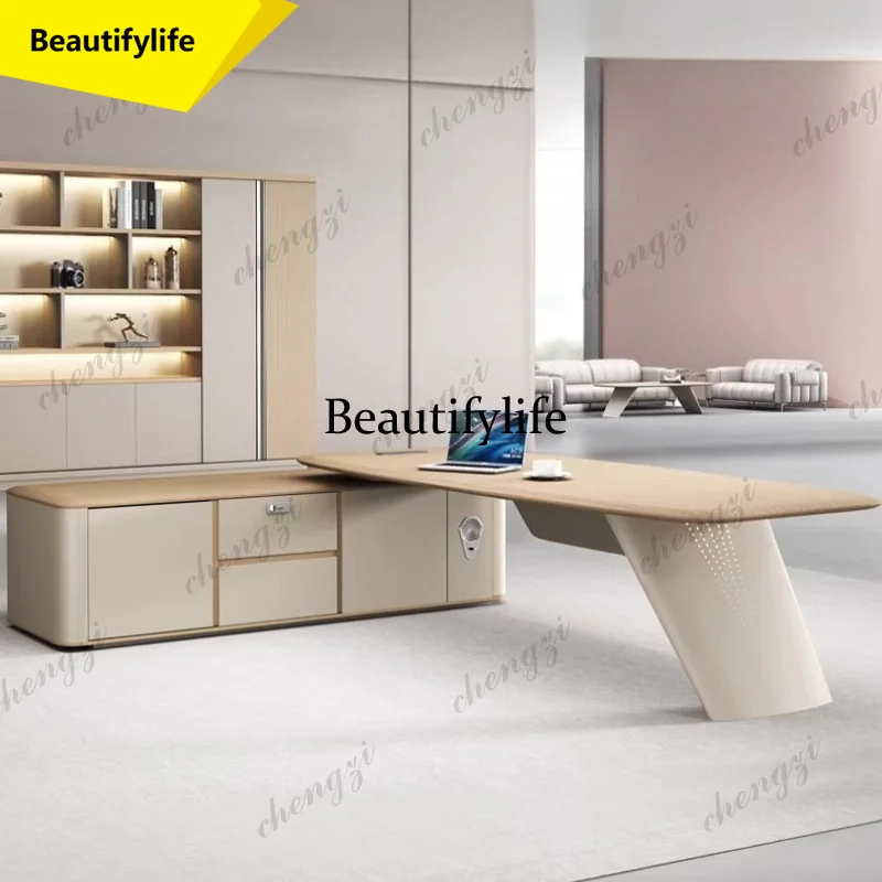 

A53 Light luxury minimalist and modern room offices office desks and workstations Executive Desk computer desk Room desks