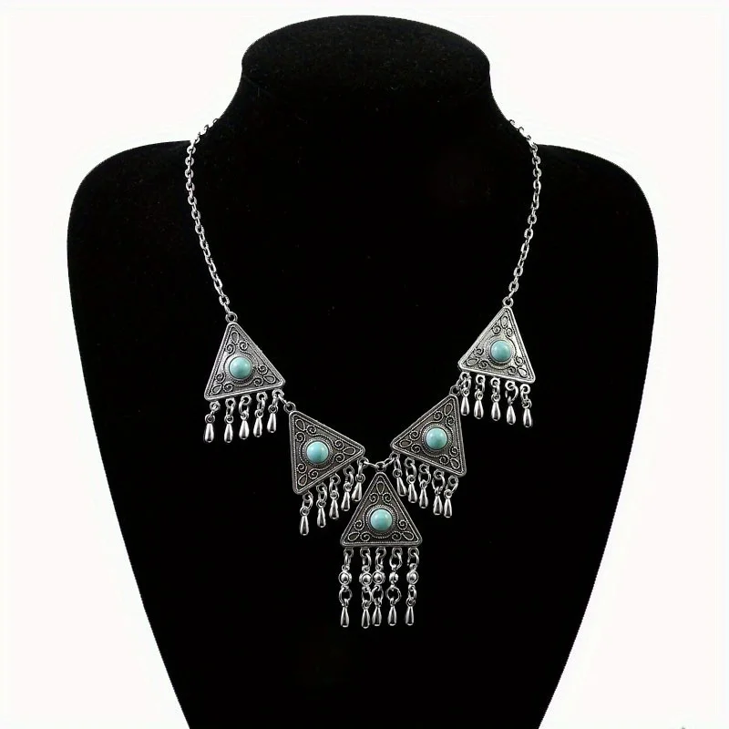 

Vintage Dress Tassel Necklace Accessories Fashionable and Elegant Necklace Simple Necklace Accessories