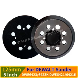 5 Inch 8 Hole Hook & Loop Sanding Pad 125mm Random Orbital Replacement Sander Pad for DeWalt Sander DWE6423/6423K ‎DWE6421/6421K