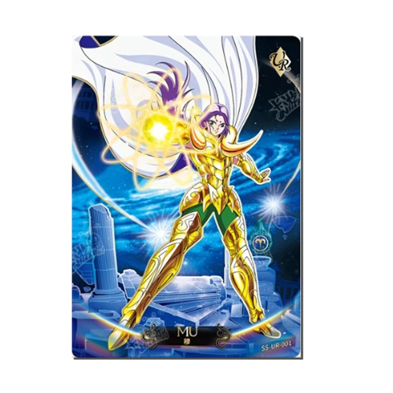 Anime Saint Seiya The Holy Vestment Awakens UR card SAGA Aphrodite Seiya Aiolia Rare game collection Birthday Christmas gifts