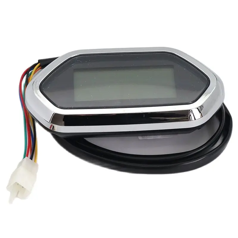 60v Meter Electroplating LED LCD Instrument Parts for Citycoco Electric Scooter/motorcycle Modified Accessories