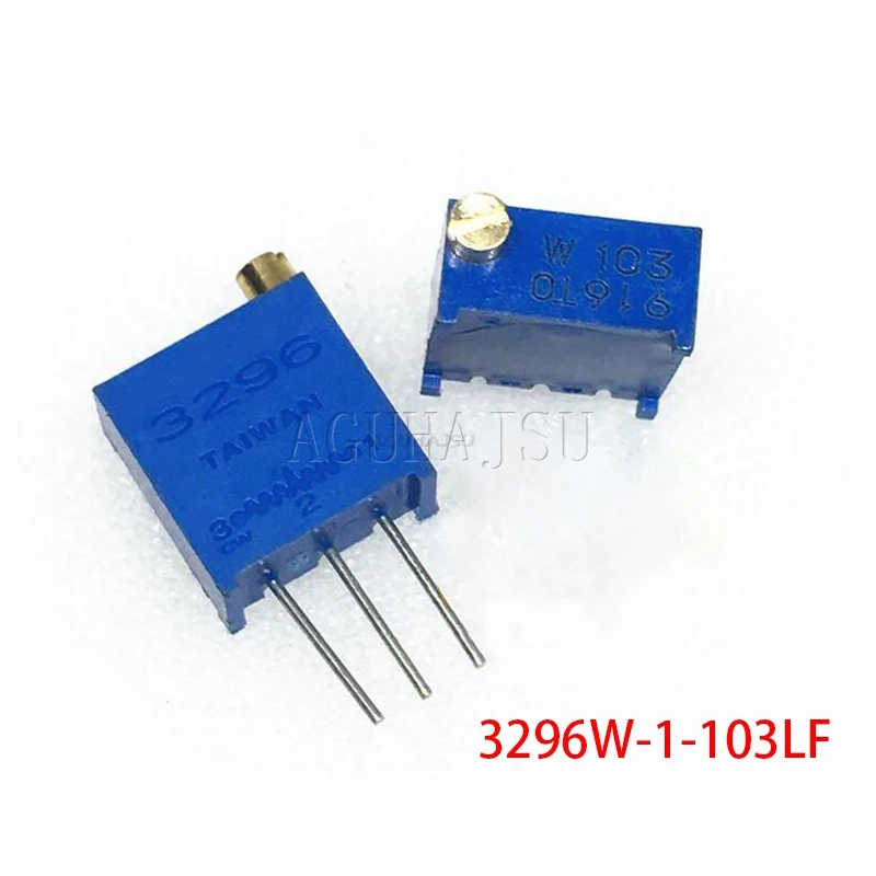 10pcs 3296W-1-103LF 3296W 10K ohm 103 3296W-1-103 3296W-103 W103 Trimpot Trimmer Potentiometer