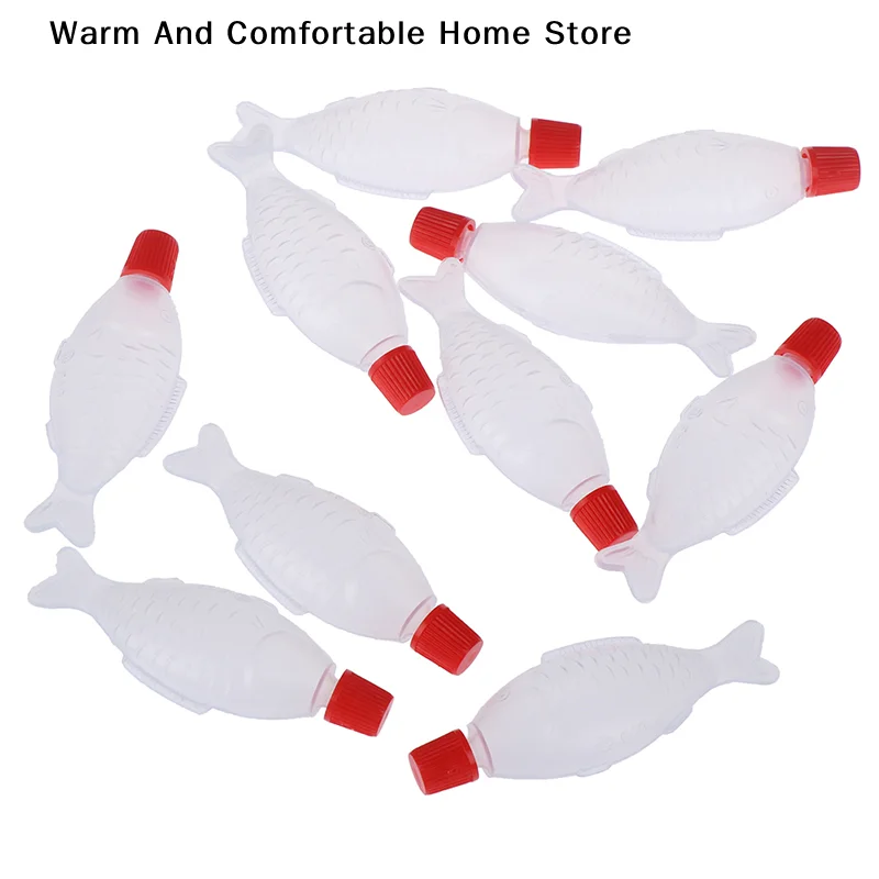 【SE】10Pcs 4ML Fish Sauce Bottle Sushi Tool Condiment Mustard Dispenser Sauce Cruet