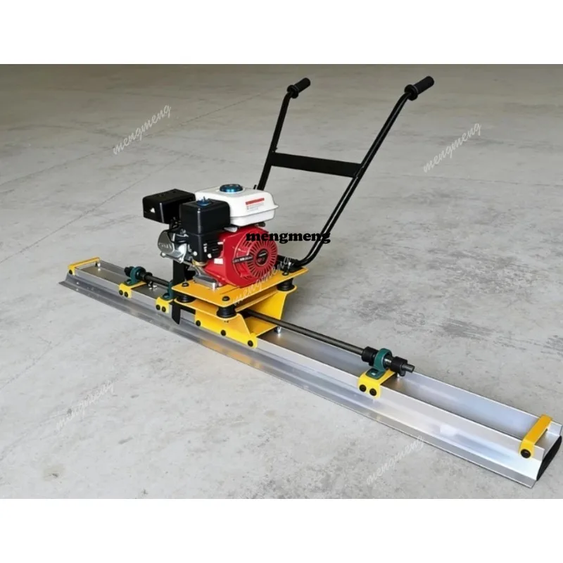 High-Power Vibrating Screed Heavy-Duty Concrete Leveling Tool with Double Layer Aluminum Alloy Blade Arch Forming Screed Machine