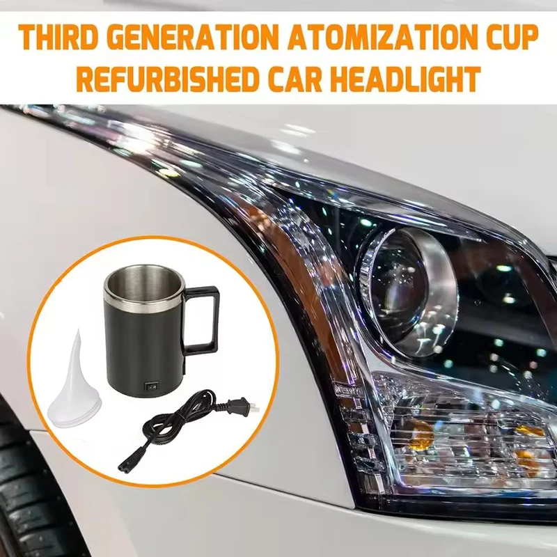 Car Headlight Polishing Kit 100ML/50ML Headlight Restoration Liquid Polymer Headlamp Renovation Repair Clean Kit Automobile Tool