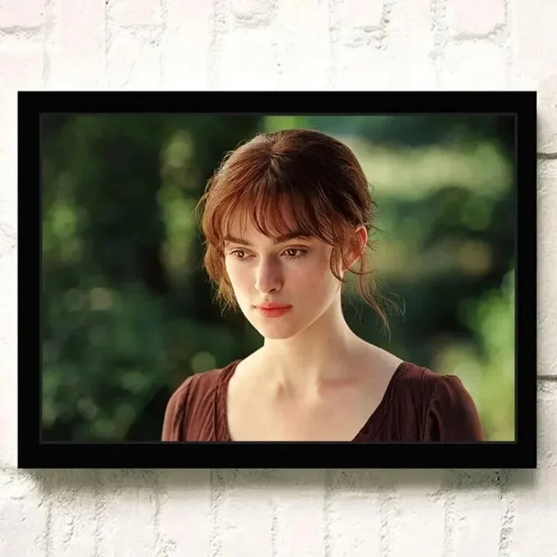 الفيلم الطلاء قماش الطباعة الفيلم الكلاسيكي فخر وتحامل كيرا نايتلي المشارك لغرفة المعيشة ديكور جدران المنزل