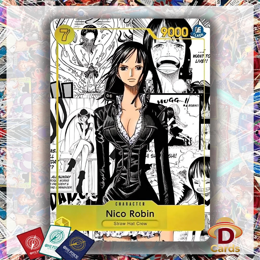 One Piece Card Nico Robin Set - Hobby Collection for Binder Anime Real Life Card DIY Custom Cards for Collecting