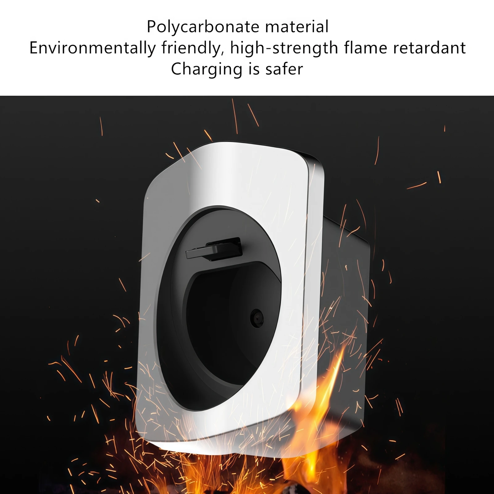 Type 2 EV Charger Holder Stylish IEC62196 EV Charging Cable Organizer Plug Holder Sleek Wallbox EV Charger Support Type2