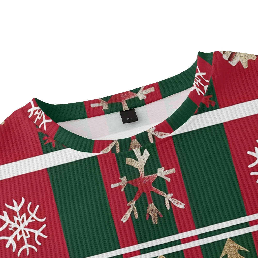 하라주쿠 커플 크리스마스 풀오버 겨울 긴팔 라운드넥 맨투맨 남성용 캐주얼 후드, 재미있는 휴일 상의, 멋진 의상