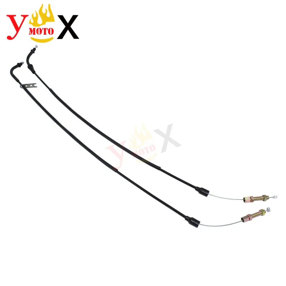 K6 K7 K8 K9 GSXR600 750/1000 Accelerator Push/Pull Throttle Cable Wire Line For SUZUKI GSX-R600 GSX-R750 2008-10 GSX-R1000 07-08