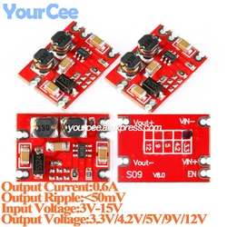 10pcs/1pc DC-DC Automatic Buck Boost Power Module 3V-15V to 3.3V/5V/4.2V/9V/12V 0.6A Step Up and Down Board Electronic DIY