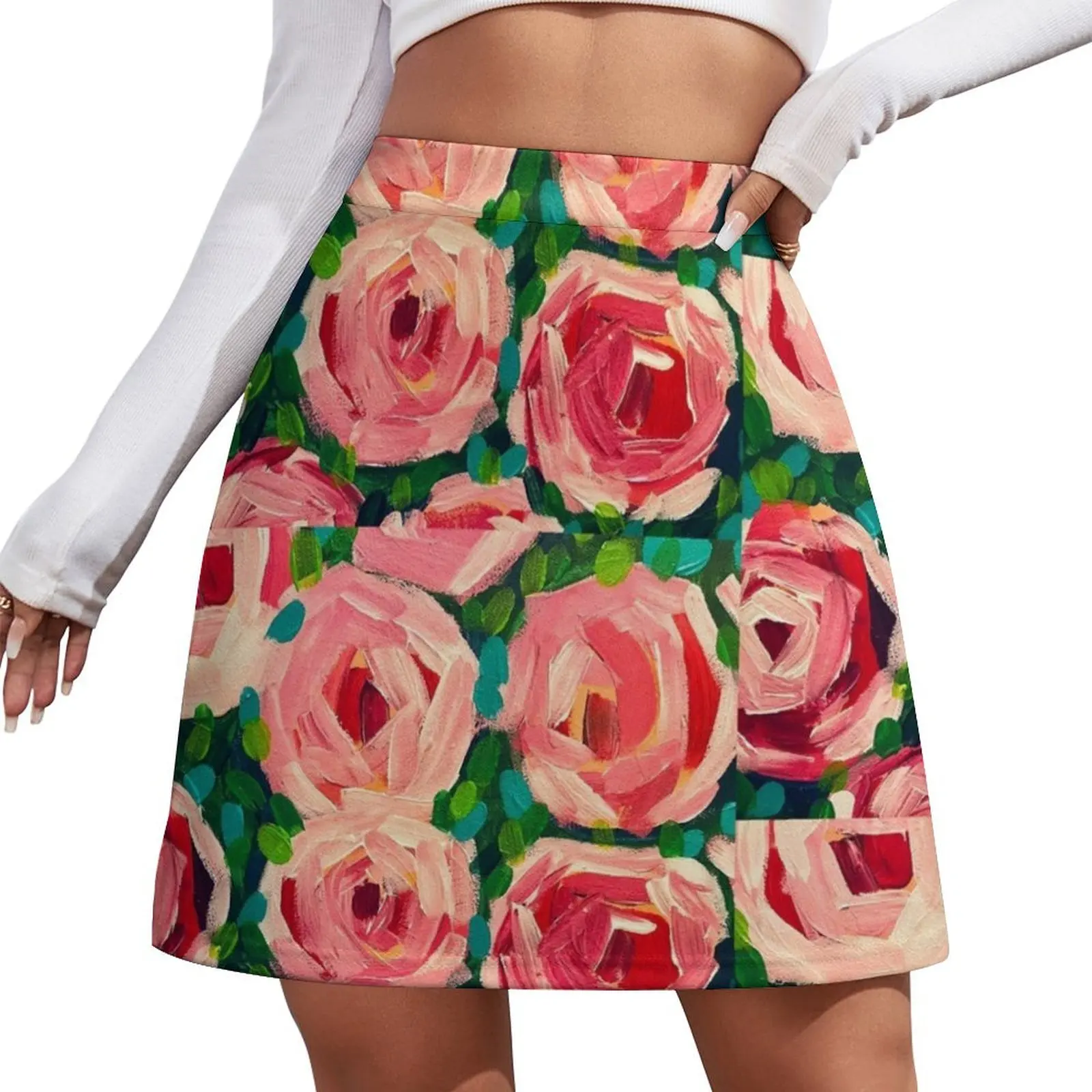 

Roses Mini Skirt women's golf wear summer women's clothing summer 2026 novelties mini skirts