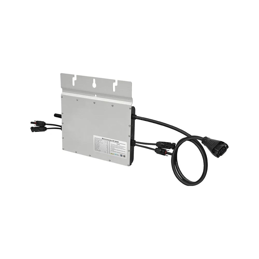 EU Stock for Solar Micro Inverter 800W 230V IP67 VDE Garden Roof System 16~60V Single/Three Phase 2 MPPT 96.5% Efficiency