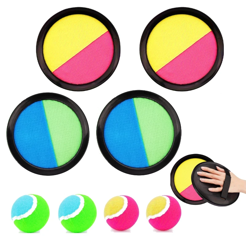 ของเล่นกีฬาสำหรับเด็ก ลูกบอลเหนียว โยนและจับ ของเล่นชายหาดกลางแจ้งสำหรับฤดูร้อน เกมเล่นหลายคน ของขวัญเสริมสร้างความสัมพันธ์ระหว่างพ่อแม่ลูก