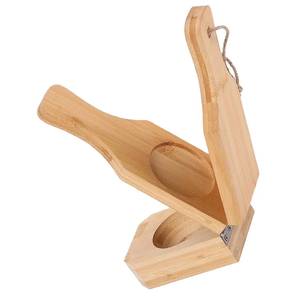 

Banana Crusher Plantain Cup Press Tostone Maker Tool Wood Smash Manual Tortilla Gadgets Fruit Patty Molds Shaping