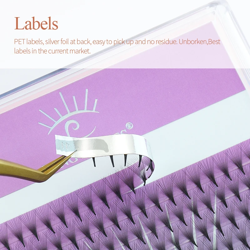 SONG LASHES Premade Fasn Pointy Base 3D 4D 5D 6D 7D 8D Eyelash Extension 0.7 0.1 Thickness  Volume Fans