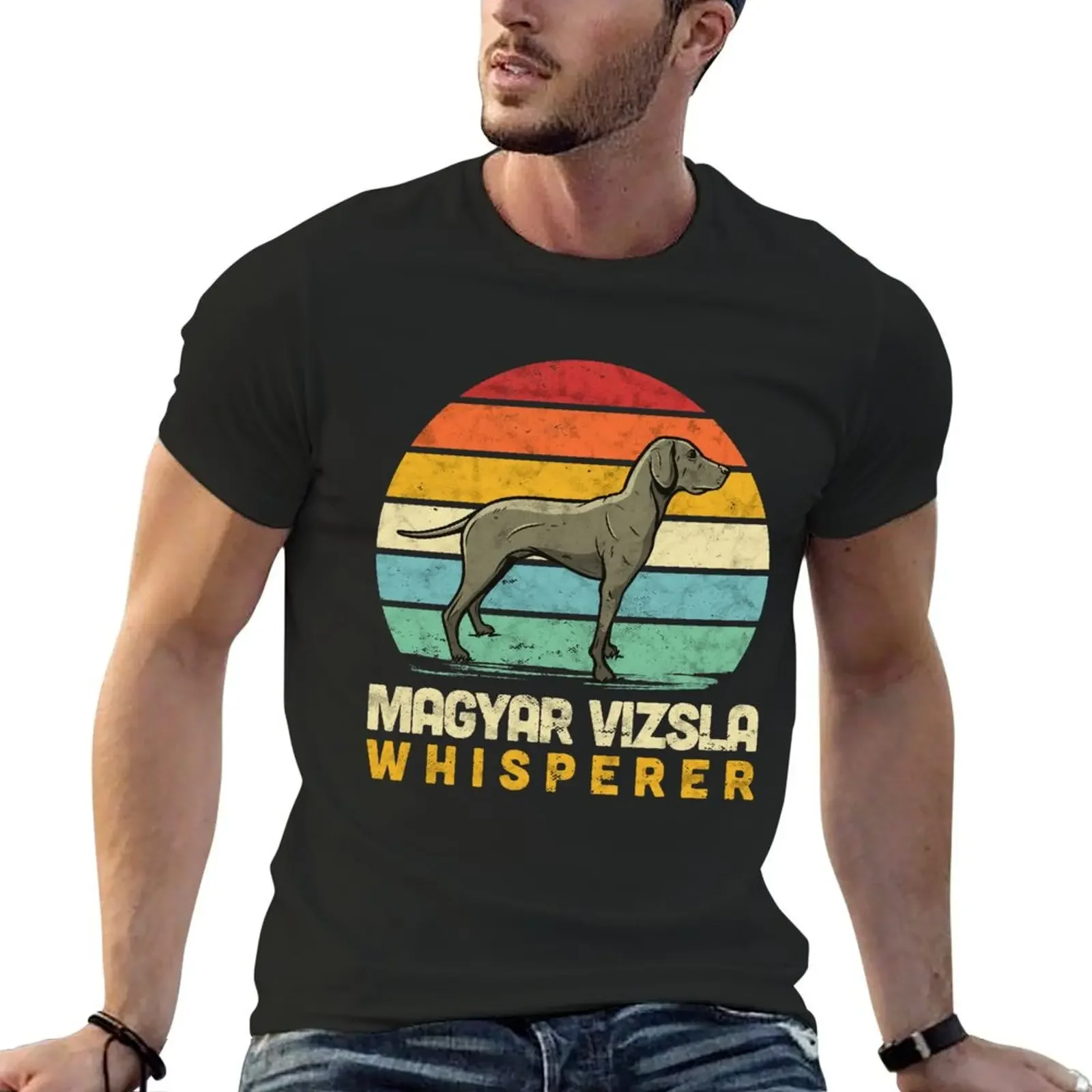 Magyar Vizsla Whisperer Pointer Gift T-Shirt anime shirt animal prinfor boys big and tall t shirts for men