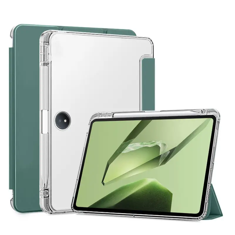 Funda For OnePlus Pad 2 Case with Pencil Holder PU Leaher Soft Back Stand Tablet Coque For Oneplus Pad 2 12.1 inch 2024 Case