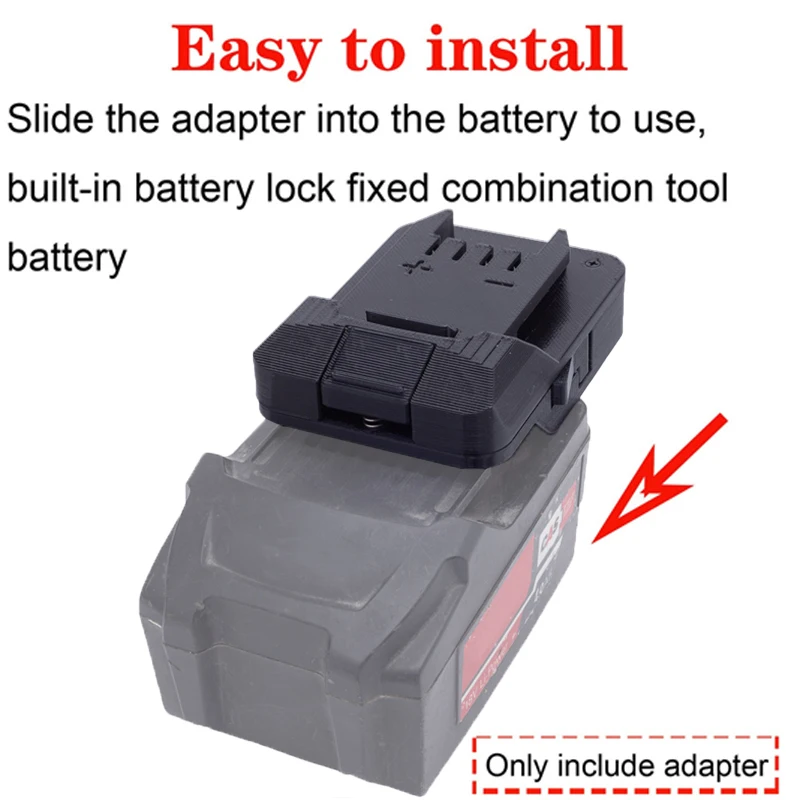 Imagem -04 - Adaptador de Bateria para Lidl Parkside X20v Li-ion Acessório da Ferramenta Elétrica Converte para Metabo 20v