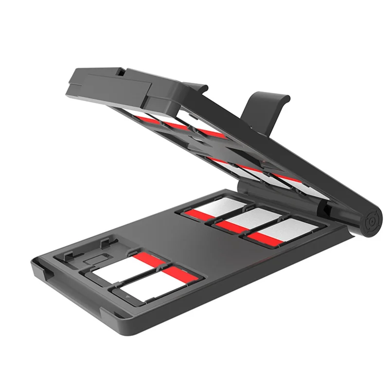 حامل مضيف عالمي قابل للتعديل A45U مع فتحة لبطاقة الألعاب لجهاز نينتندو سويتش 2-تضمن ملحقات التخزين