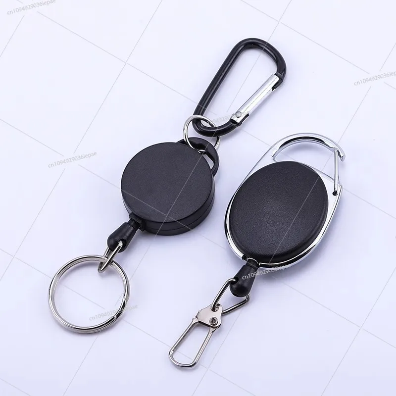 

Телескопическая веревка, креативный персонализированный подарок, растягивающийся брелок для ключей, подвесной ремешок на талии, портативный ремешок для карт доступа