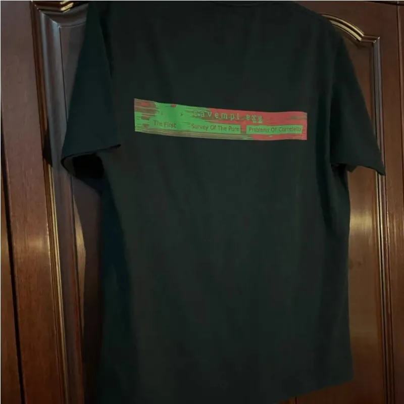 Color Pixel Graffiti Letter Label Black Round Neck Tshirt CAVEMPT Tops Men Women Cotton Short Sleeve Summer Street Unisex CE Tee