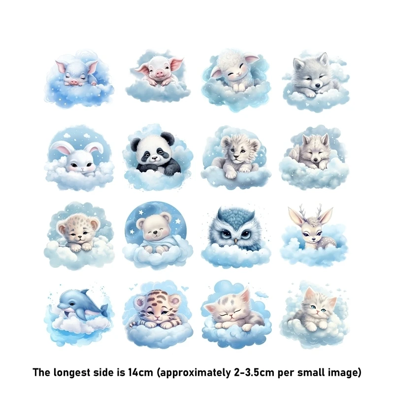 owl dinosaur flamingo heat transfer Hot stamping iron printing vinyl stickers T-shirt stickers DIYToy doll clothing decoration view 5