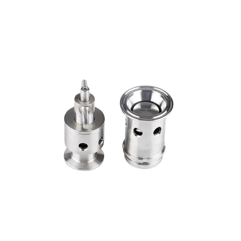 Hygienic Sanitary Food Grade SS304/SS316 Manual Adjustable Pressure Reducing Safety Relief Valve for Water 1