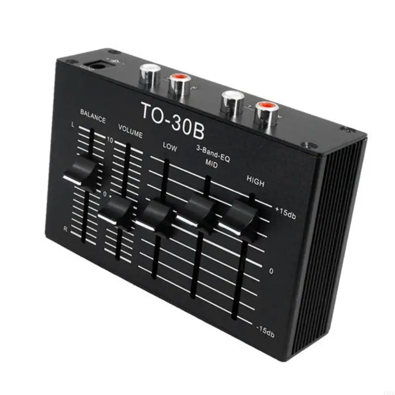 T5EA Audios Premplifier สำหรับการปรับปรุงเสียงเบสระดับกลาง Trebles ปรับค่าอีควอไลเซอร์