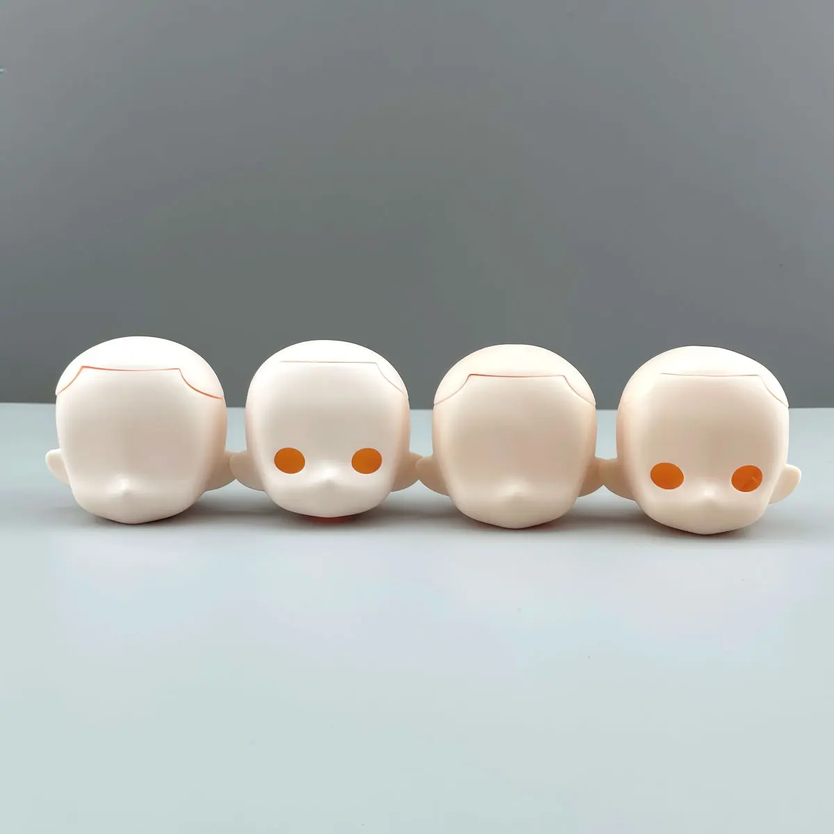 Isle Doll accessories blank doll head with doll face support for bjd ob11 gsc ymy p9 ufdoll body 12cm Without makeup