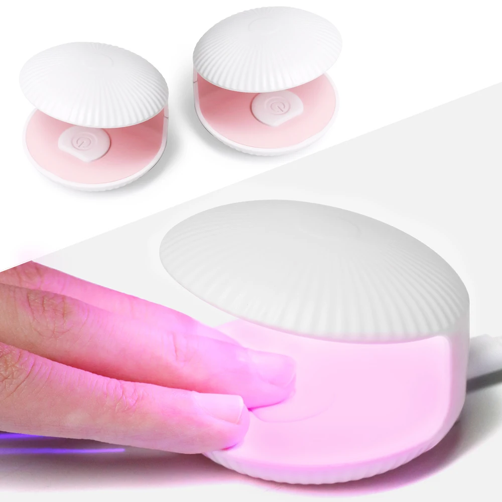 LINMANDA مصباح أظافر LED صغير سريع الجفاف مصباح أظافر جل 18 وات لمسمار ملصقات الأظافر مجفف للعلاج السريع المحمول علاج الأظافر الخفيفة
