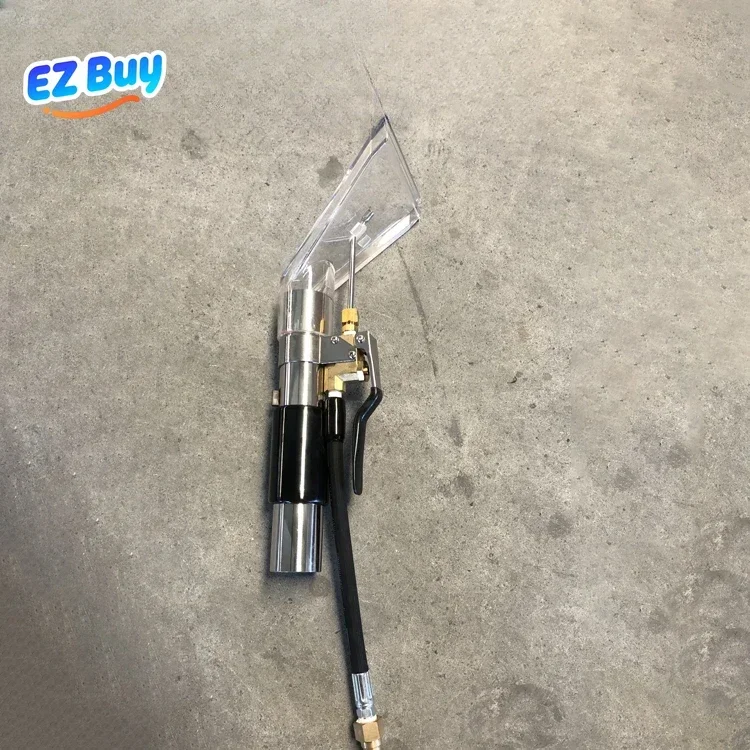 4'' High Quality Look Through Plastic Head with Inside Spray Function Upholstery Cleaning Detailing Wand