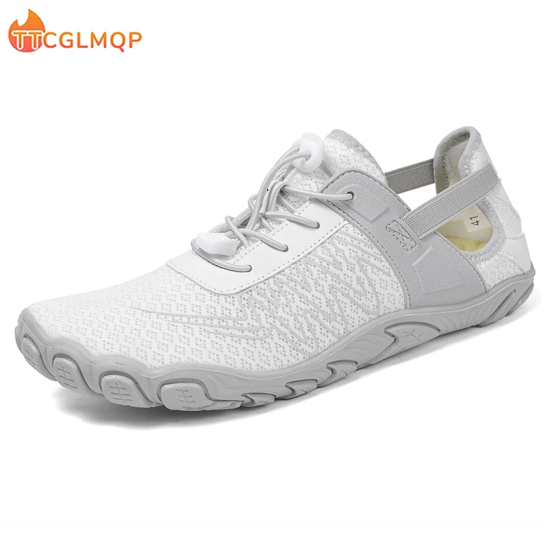 New Mens Barefoot Shoes Wide Toe Box Unisex Barefoot Sneakers Outdoor Gym Zero Drop Running Shoes Minimalist Footwear Large Size