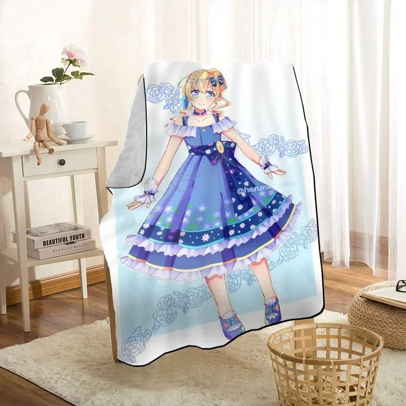 بطانيات محمولة بطباعة ناعمة للمنزل ، أريكة ، مفارش أسِرة ، غطاء سفر ، بالغ ، جديد ، صنعتني أميرة ، أو