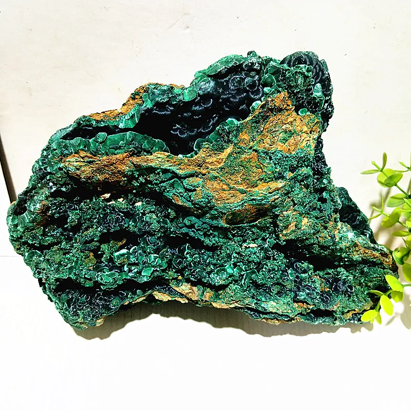 Natural Stones Malachite Mineral Specimen Gemstone Meditation Energy Healing Feng Shui Crystals Room Decor
